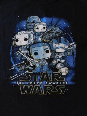 T Shirt Star Wars The Force Awakens Funko Pop! Tees Adult Size 2XL XXL